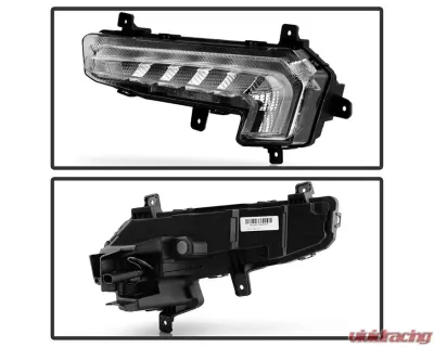 Xtune OE Set LED DRL Fog Lights Chevrolet Malibu 2016-2018 - FL-JH-CM16-LED-OE-SET