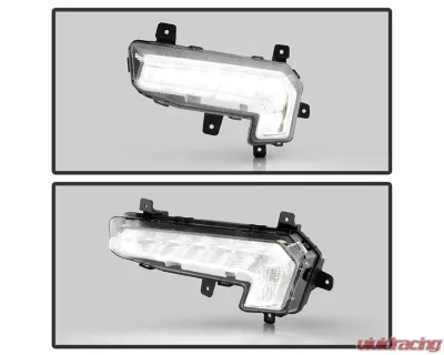 Xtune OE Set LED DRL Fog Lights Chevrolet Malibu 2016-2018 - FL-JH-CM16-LED-OE-SET
