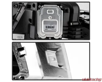 Xtune LED DRL Switch Back Fog Lights With Chrome Lens Cadillac XTS 2013-2015 - FL-JH-CXTS13-LED-C