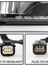 Xtune LED DRL Switch Back Fog Lights With Chrome Lens Cadillac XTS 2013-2015                                     - FL-JH-CXTS13-LED-C - Image 5