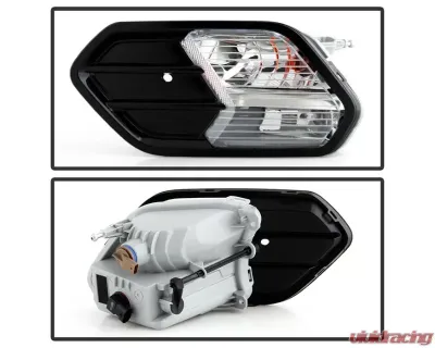 Xtune OE Left FO2520194 Parking Lights w/ Fog Light & Cover Ford Escape 2017-2019 - FL-JH-FESCA17C-OE-L
