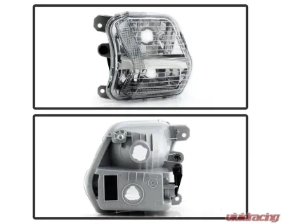 Xtune OE Left FO2520194 Parking Lights w/ Fog Light & Cover Ford Escape 2017-2019 - FL-JH-FESCA17C-OE-L