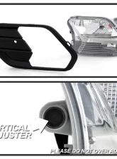 Xtune OE Left FO2520194 Parking Lights w/ Fog Light & Cover Ford Escape 2017-2019                                     - FL-JH-FESCA17C-OE-L - Image 4