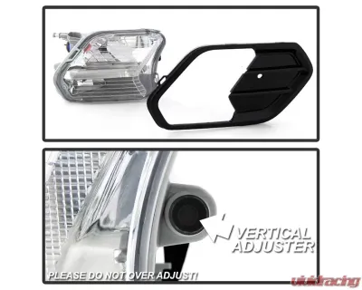 Xtune OE Right FO2521194 Parking Lights w/ Fog Light & Cover Ford Escape 2017-2019 - FL-JH-FESCA17C-OE-R