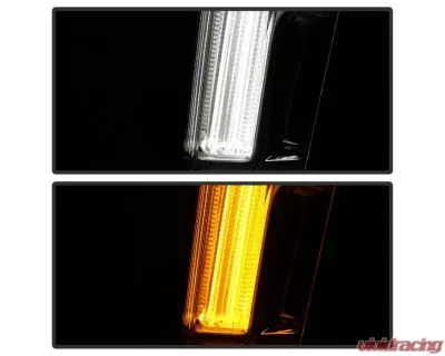 Xtune LED DRL Switch Back Signal Fog Lights With Chrome Lens Cadillac XT5 2017-2018 - FL-LED-CAXT517-C