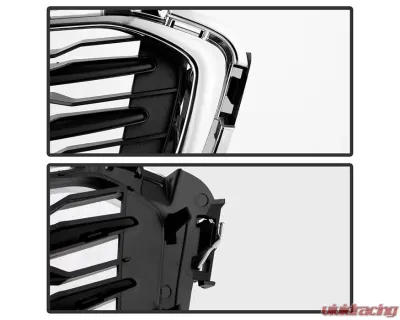 Xtune OE Style Chrome Front Grille Assembly  Chevrolet Cruze 2015-2016 - GRI-CCRZ15-OEUP-C