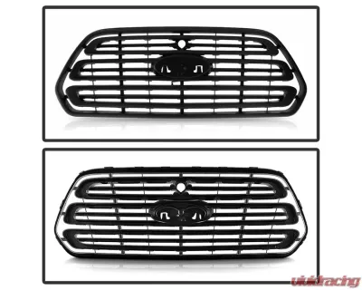 Xtune OE Style Black Front Grille Assembly Ford Transit 2015-2019 - GRI-MT-FTR15-BK