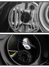 Xtune OEM Style Headlights With Black Lens Audi A4 | S4 2006-2008                                     - HD-JH-AA406-HID-BK - Image 4