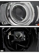 Xtune OEM Style Left Driver Side Headlights Audi A4 | S4 2006-2008                                     - HD-JH-AA406-HID-L - Image 3