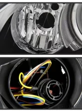 Xtune OEM Style Left Driver Side Headlights Audi A4 | S4 2006-2008                                     - HD-JH-AA406-HID-L - Image 4