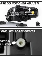 Xtune OEM Style Left Driver Side Headlights Audi A4 | S4 2006-2008                                     - HD-JH-AA406-HID-L - Image 8