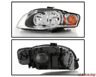 Xtune OEM Style Left Driver Side Headlights Audi A4 2006-2008 - HD-JH-AA406-OE-L