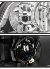 Xtune OEM Style Left Driver Side Headlights Audi A4 2006-2008                                     - HD-JH-AA406-OE-L - Image 3