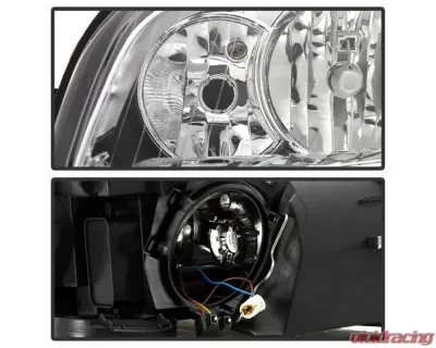 Xtune OEM Style Left Driver Side Headlights Audi A4 2006-2008 - HD-JH-AA406-OE-L