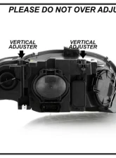 Xtune OEM Style Left Driver Side Headlights Audi A4 2006-2008                                     - HD-JH-AA406-OE-L - Image 7