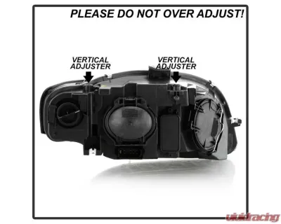 Xtune OEM Style Left Driver Side Headlights Audi A4 2006-2008 - HD-JH-AA406-OE-L