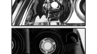 Xtune Crystal Headlights With Chrome Lens Acura MDX 2004-2006                                     - HD-JH-AMDX04-AM-C - Image 4