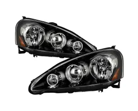 Xtune OEM Style Headlights With Black Lens Acura RSX 2005-2006