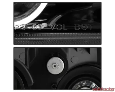 Xtune OEM Style Headlights With Black Lens Acura RSX 2005-2006 - HD-JH-ARSX05-AM-BK