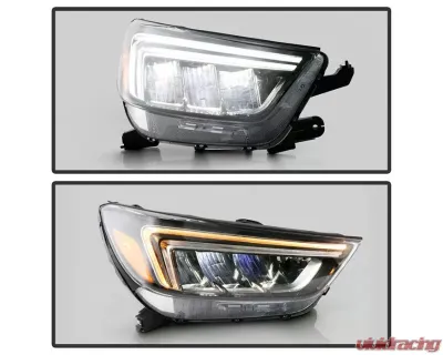 Xtune OE Right Passenger Side Full LED w/ DRL Headlight Buick Encore 2017-2021 - HD-JH-BEN17-FLED-OE-R