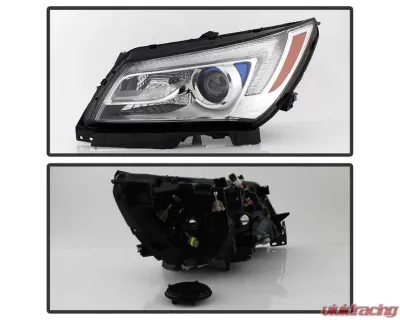 Xtune OEM Style Left Halogen LED Headlights With Clear Lens  Buick LaCrosse 2014-2018 - HD-JH-BLAC14-OE-L