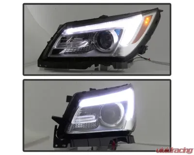 Xtune OEM Style Left Halogen LED Headlights With Clear Lens  Buick LaCrosse 2014-2018 - HD-JH-BLAC14-OE-L