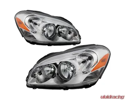 Xtune OEM Style Left & Right Headlights With Clear Lens Buick Lucerne 2006-2011 - HD-JH-BULU06-AM-C