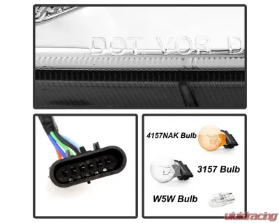 Xtune OEM Style Left & Right Headlights With Clear Lens Buick Lucerne 2006-2011 - HD-JH-BULU06-AM-C