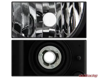 Xtune Factory Style Headlights With Black Lens Chrysler 300C 2005-2010 - HD-JH-C300C-BK