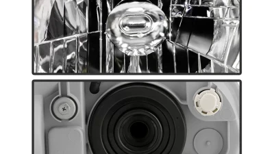 Xtune OE Chrome OEM Style Headlights Chevy Aveo | Pontiac G3 | Pontiac Wave 2007-2011                                     - HD-JH-CAVEO07-AM-C - Image 3