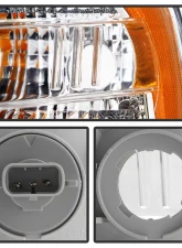 Xtune OE Chrome OEM Style Headlights Chevy Aveo | Pontiac G3 | Pontiac Wave 2007-2011                                     - HD-JH-CAVEO07-AM-C - Image 4