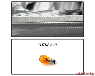 Xtune OE Chrome OEM Style Headlights Chevy Aveo | Pontiac G3 | Pontiac Wave 2007-2011 - HD-JH-CAVEO07-AM-C