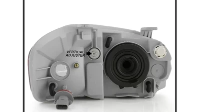 Xtune OE Chrome OEM Style Headlights Chevy Aveo | Pontiac G3 | Pontiac Wave 2007-2011                                     - HD-JH-CAVEO07-AM-C - Image 6