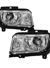 Xtune OEM Style Headlights With Chrome Lens Chevrolet Camaro 2010-2013                                     - HD-JH-CCAM10-OE-C - Image 8