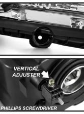 Xtune OEM Style Headlights With Chrome Lens Chevrolet Camaro 2010-2013                                     - HD-JH-CCAM10-OE-C - Image 7