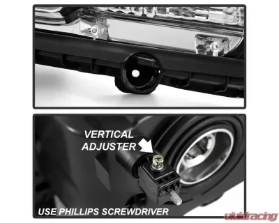 Xtune OEM Style Headlights With Chrome Lens Chevrolet Camaro 2010-2013 - HD-JH-CCAM10-OE-C