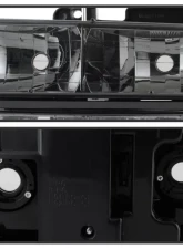Xtune 8pcs set Headlights W/ Corner & Parking Lights and Smoked Lens Chevrolet C/K | Silverado | Suburban | Tahoe 1994-1999                                     - HD-JH-CCK88-AM-SM-SET - Image 3