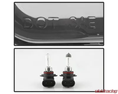 Xtune Euro Style Headlights With Chrome Lens Chevrolet 1992-1999 - HD-JH-CCK88-LED-AM-C-SET