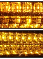 Xtune Euro Style Headlights With Chrome Lens Chevrolet 1992-1999                                     - HD-JH-CCK88-LED-AM-C-SET - Image 8