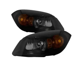 Xtune Crystal Headlights With Black Smoked Lens Chevrolet Cobalt | Pontiac G5 | Pursuit 2005-2010