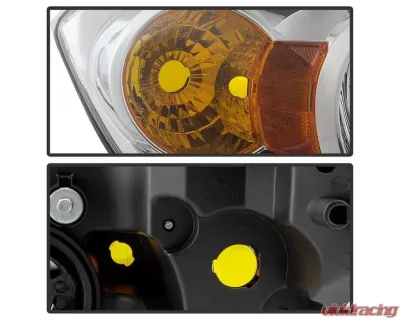 Xtune OEM Right Passenger Side Headlights Chevrolet Cobalt | Pontiac G5 | Pursuit 2005-2010 - HD-JH-CCOB05-OE-R