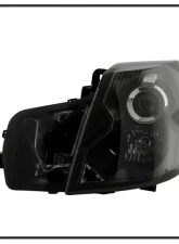 Xtune Crystal Headlights With Black Lens Cadillac CTS 2003-2007                                     - HD-JH-CCTS03-BK - Image 2