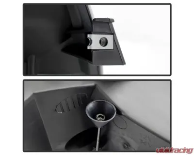 Xtune Crystal Headlights With Black Lens Cadillac CTS 2003-2007 - HD-JH-CCTS03-BK