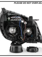 Xtune Akkon OEM Left Driver Side Headlights Chevrolet Equinox 2010-2017                                     - HD-JH-CEQ10-OE-L - Image 6