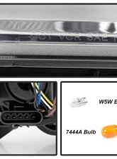 Xtune Akkon OEM Left Driver Side Headlights Chevrolet Equinox 2010-2017                                     - HD-JH-CEQ10-OE-L - Image 7