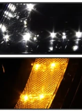 Xtune Left OEM Style Black Bezel Driver Side Headlight Chrysler 300 2011-2014                                     - HD-JH-CHR30011-OEBK-L - Image 8