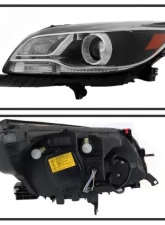 Xtune OE Style Left Projector Headlights With Clear Lens Chevrolet Malibu 2013-2015                                     - HD-JH-CM13-HID-OE-L - Image 2