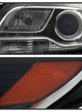 Xtune OE Style Left Projector Headlights With Clear Lens Chevrolet Malibu 2013-2015                                     - HD-JH-CM13-HID-OE-L - Image 3