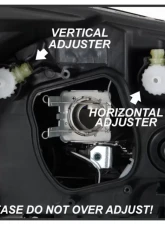 Xtune OE Style Left Projector Headlights With Clear Lens Chevrolet Malibu 2013-2015                                     - HD-JH-CM13-HID-OE-L - Image 4