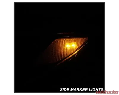 Xtune OE Style Left Projector Headlights With Clear Lens Chevrolet Malibu 2013-2015 - HD-JH-CM13-HID-OE-L